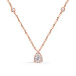 Rose Gold Diamond Necklace