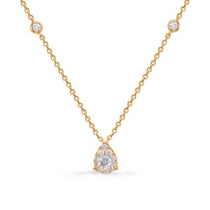Yellow Gold Diamond Necklace Yellow Gold Diamond Necklace