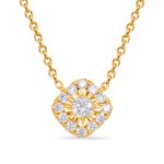 Yellow Gold Diamond Necklace