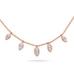 Rose Gold Diamond Necklace