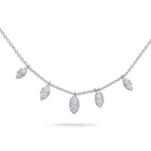 White Gold Diamond Necklace White Gold Diamond Necklace