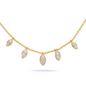 Yellow Gold Diamond Necklace Yellow Gold Diamond Necklace