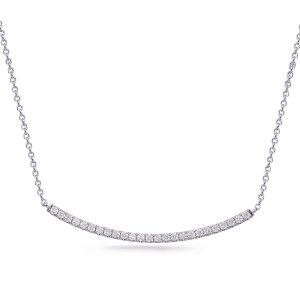 White Gold Diamond Necklace White Gold Diamond Necklace