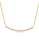 Yellow Gold Diamond Necklace
