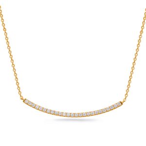 Yellow Gold Diamond Necklace Yellow Gold Diamond Necklace