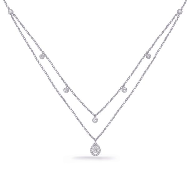 White Gold Diamond Necklace