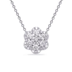 White Gold Diamond Necklace