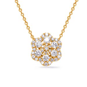 Yellow Gold Diamond Necklace