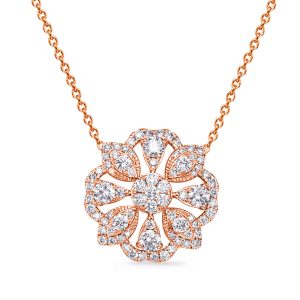 Rose Gold Diamond Necklace