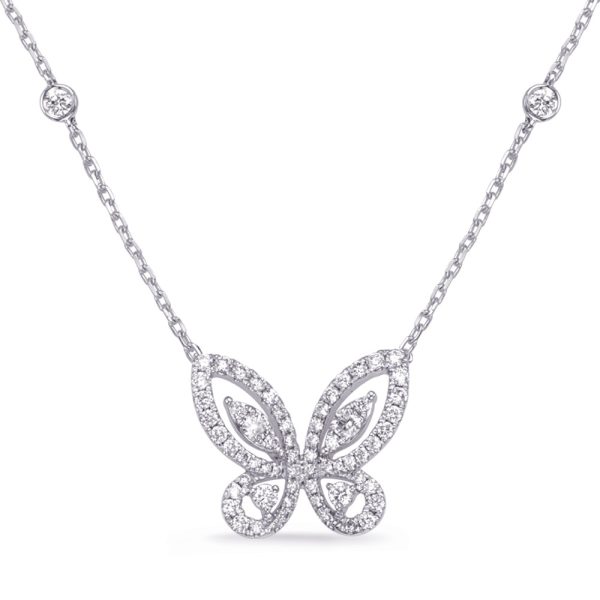 White Gold Diamond Necklace