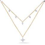 Yellow & White Gold Diamond Necklace