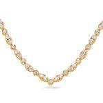 Yellow Gold Diamond Necklace