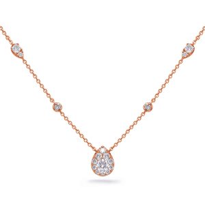 Rose Gold Diamond Necklace