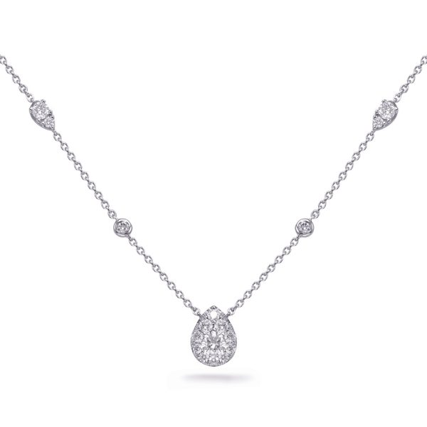 White Gold Diamond Necklace