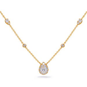 Yellow Gold Diamond Necklace