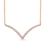 Rose Gold Diamond Necklace