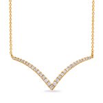 Yellow Gold Diamond Necklace