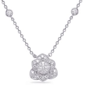 White Gold Diamond Necklace