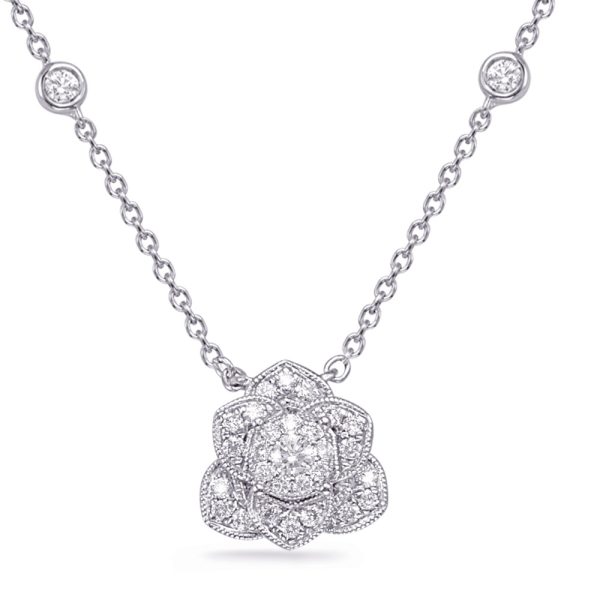 White Gold Diamond Necklace
