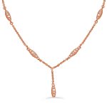 Rose Gold Diamond Necklace
