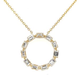 Yellow Gold Diamond Necklace