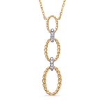 Yellow Gold Diamond Necklace