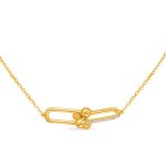 Yellow Gold Diamond Necklace