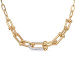 Yellow Gold Diamond Necklace