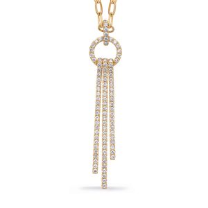 Yellow Gold Diamond Necklace
