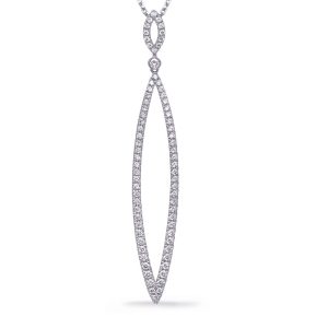 White Gold Diamond Necklace
