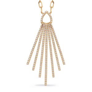 Yellow Gold Diamond Necklace