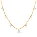 Yellow & White Gold Diamond Necklace