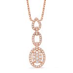 Rose Gold Diamond Necklace