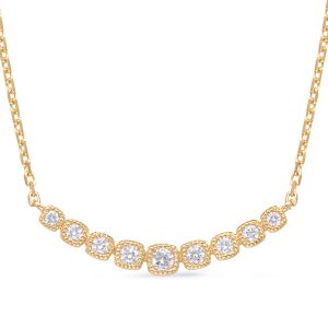 Yellow Gold Diamond Necklace