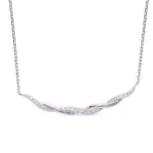 White Gold Diamond Necklace White Gold Diamond Necklace