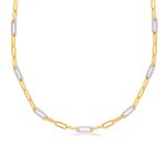 Yellow & White Gold Diamond Necklace