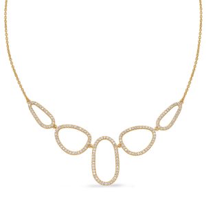 Yellow Gold Diamond Necklace Yellow Gold Diamond Necklace