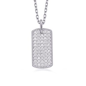 White Gold Diamond Necklace White Gold Diamond Necklace