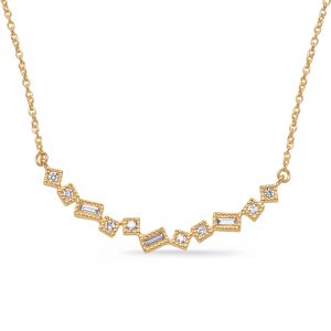 Yellow Gold Diamond Necklace Yellow Gold Diamond Necklace