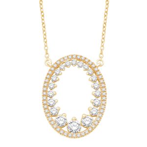 Yellow Gold Diamond Necklace Yellow Gold Diamond Necklace