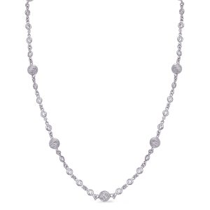 White Gold Diamond Necklace