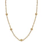 Yellow Gold Diamond Necklace