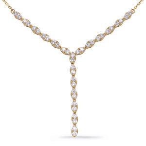 Yellow Gold Diamond Necklace
