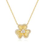 Yellow Gold Diamond Necklace