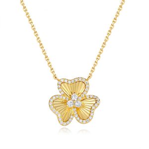 Yellow Gold Diamond Necklace