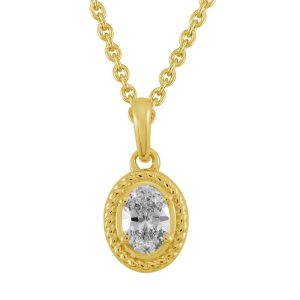 Yellow Gold Diamond Necklace