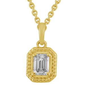 Yellow Gold Diamond Necklace