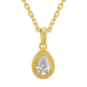 Yellow Gold Diamond Necklace