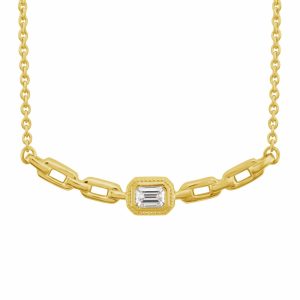 Yellow Gold Diamond Necklace