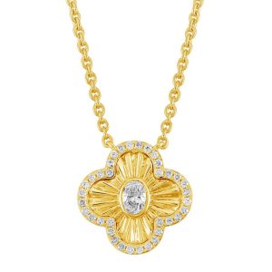 Yellow Gold Diamond Necklace
